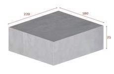 Rectangular 220x180x75 220x180x75