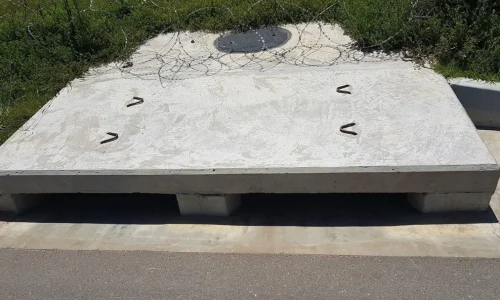 Cover Slab for Steel Lid
